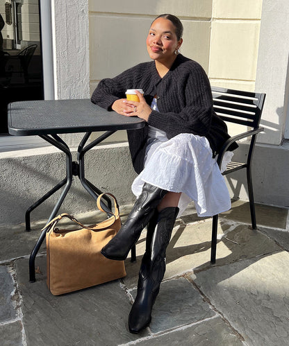 SAMSIN BOOTS BLACK LEATHER - Dolce Vita