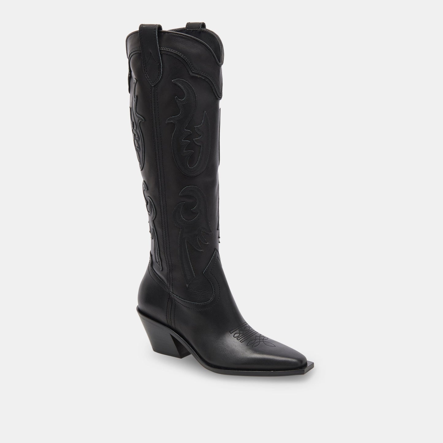 SAMSIN BOOTS BLACK LEATHER - Dolce Vita