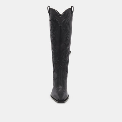 SAMSIN BOOTS BLACK LEATHER - Dolce Vita