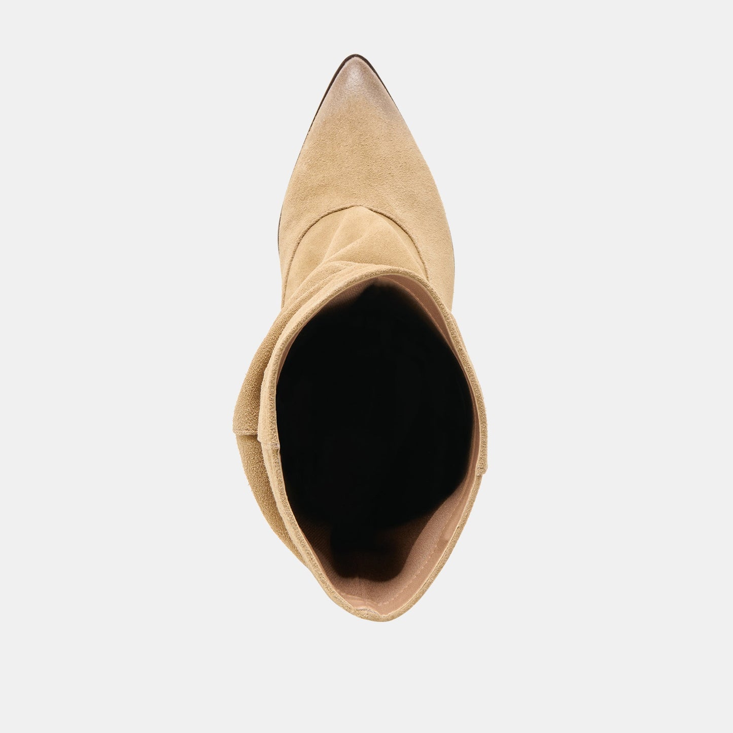 Talina Dk Taupe Suede Wide Calf Boots - Dolce Vita