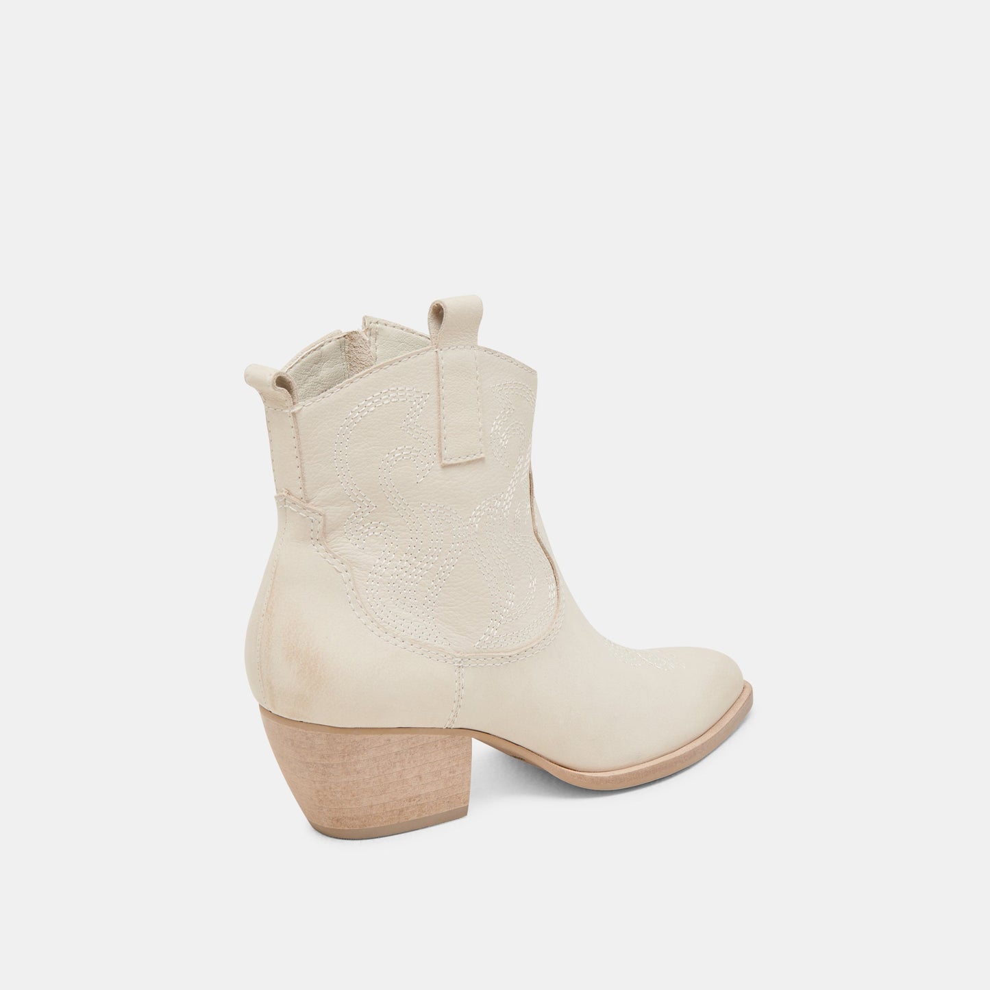 SHANIA BOOTIES IVORY NUBUCK - Dolce Vita