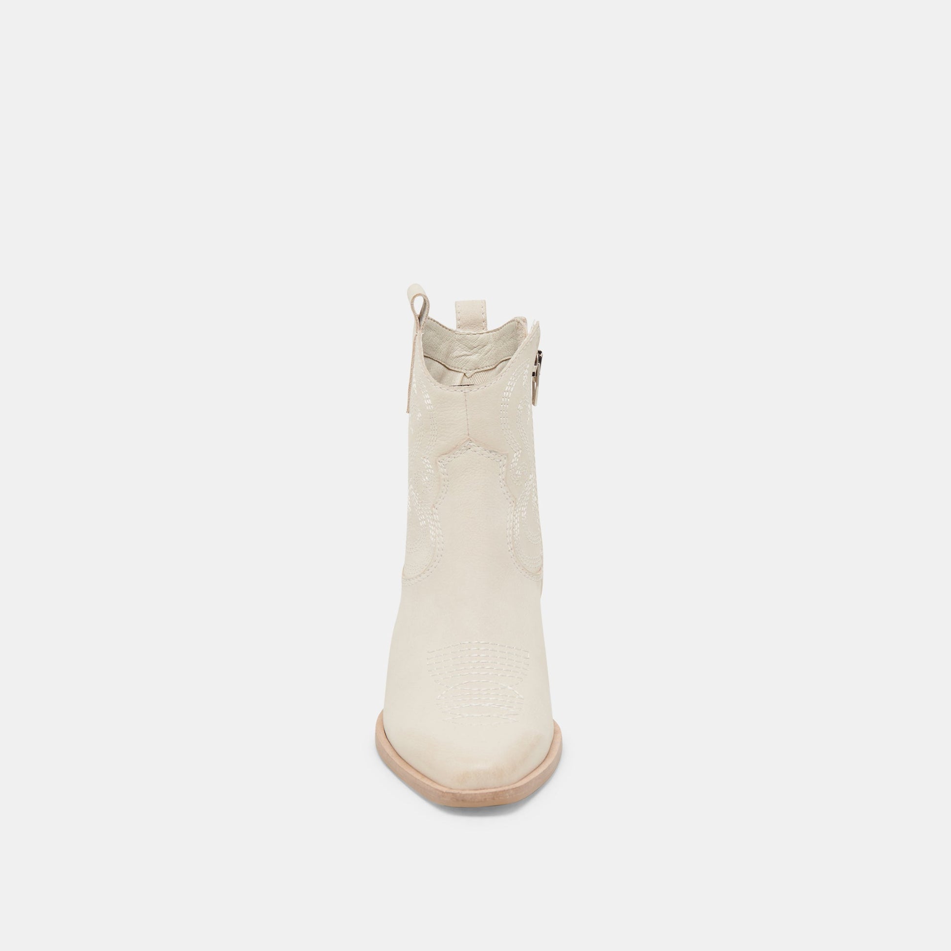 SHANIA BOOTIES IVORY NUBUCK - Dolce Vita