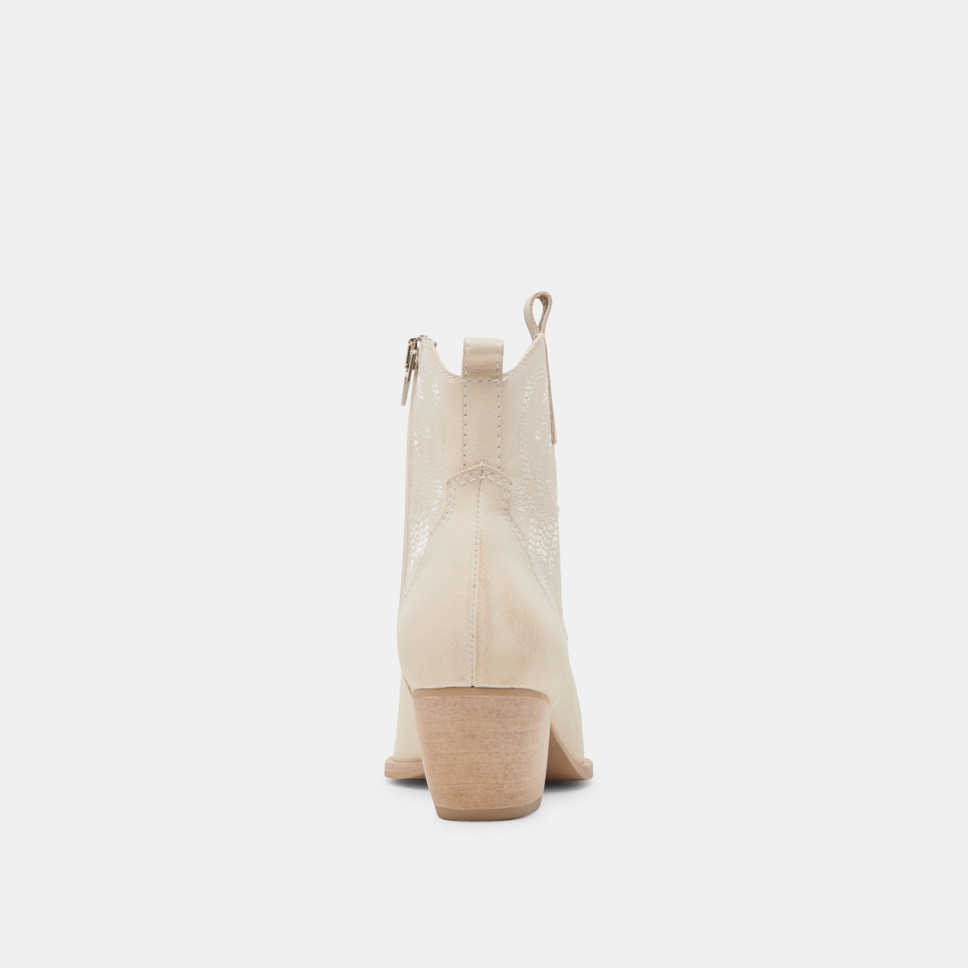 SHANIA BOOTIES IVORY NUBUCK - Dolce Vita