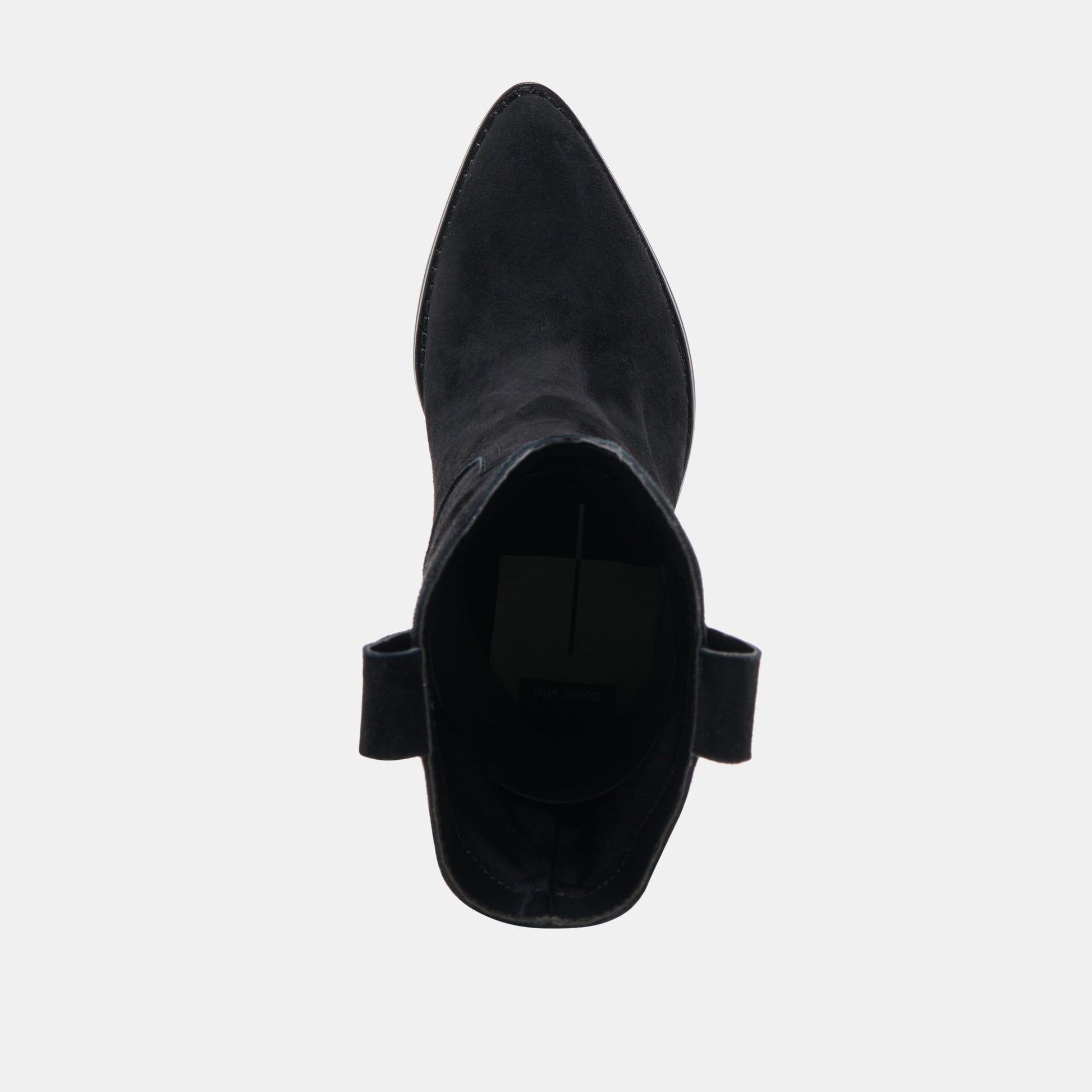 JESSEY BOOTS ONYX SUEDE - Dolce Vita
