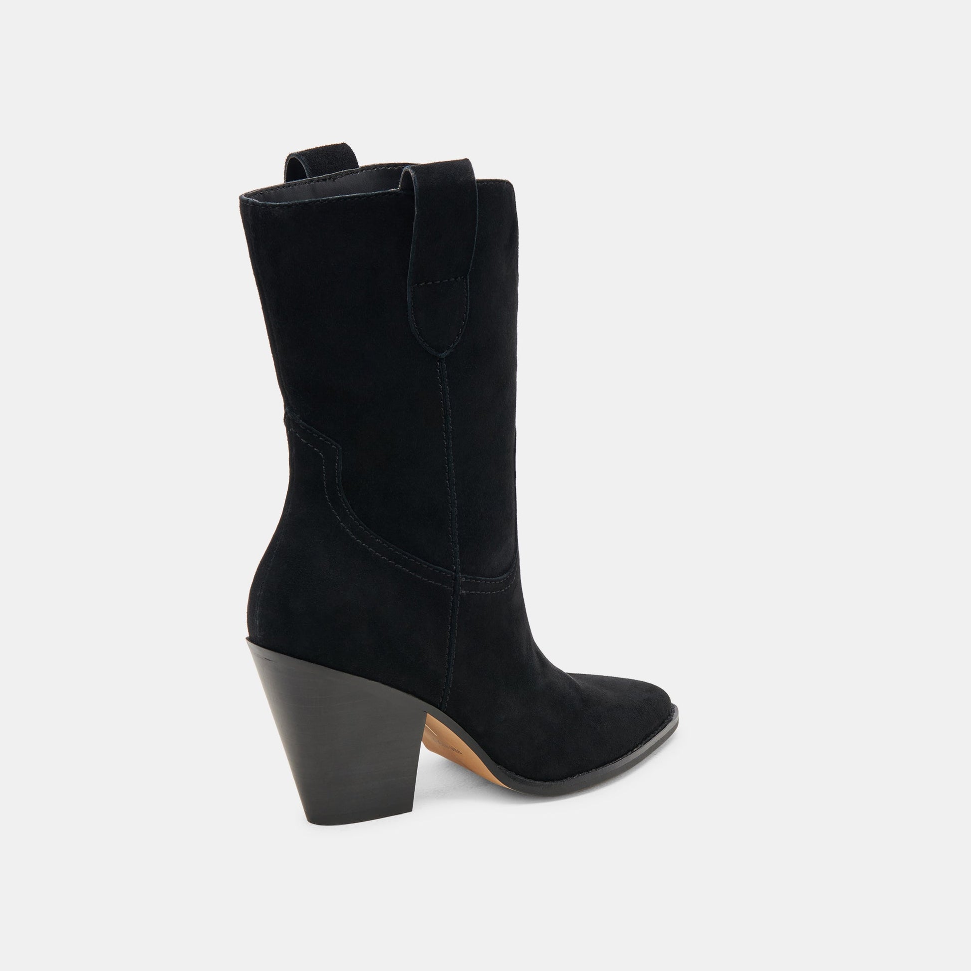 JESSEY BOOTS ONYX SUEDE - Dolce Vita
