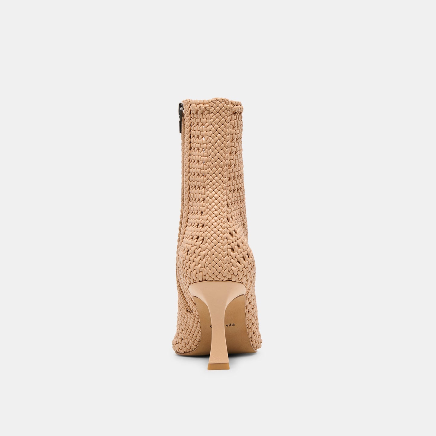 Embry Lt Tan Woven Stella Booties - Dolce Vita