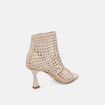 Quin Bone Woven Leather Heels - Dolce Vita