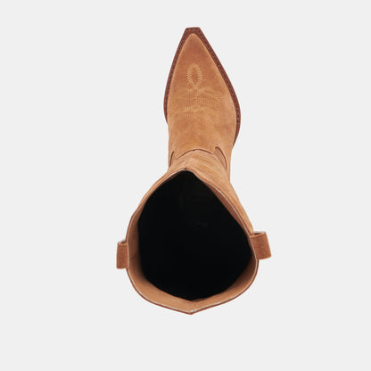 RYATT BOOTS PECAN SUEDE - Dolce Vita
