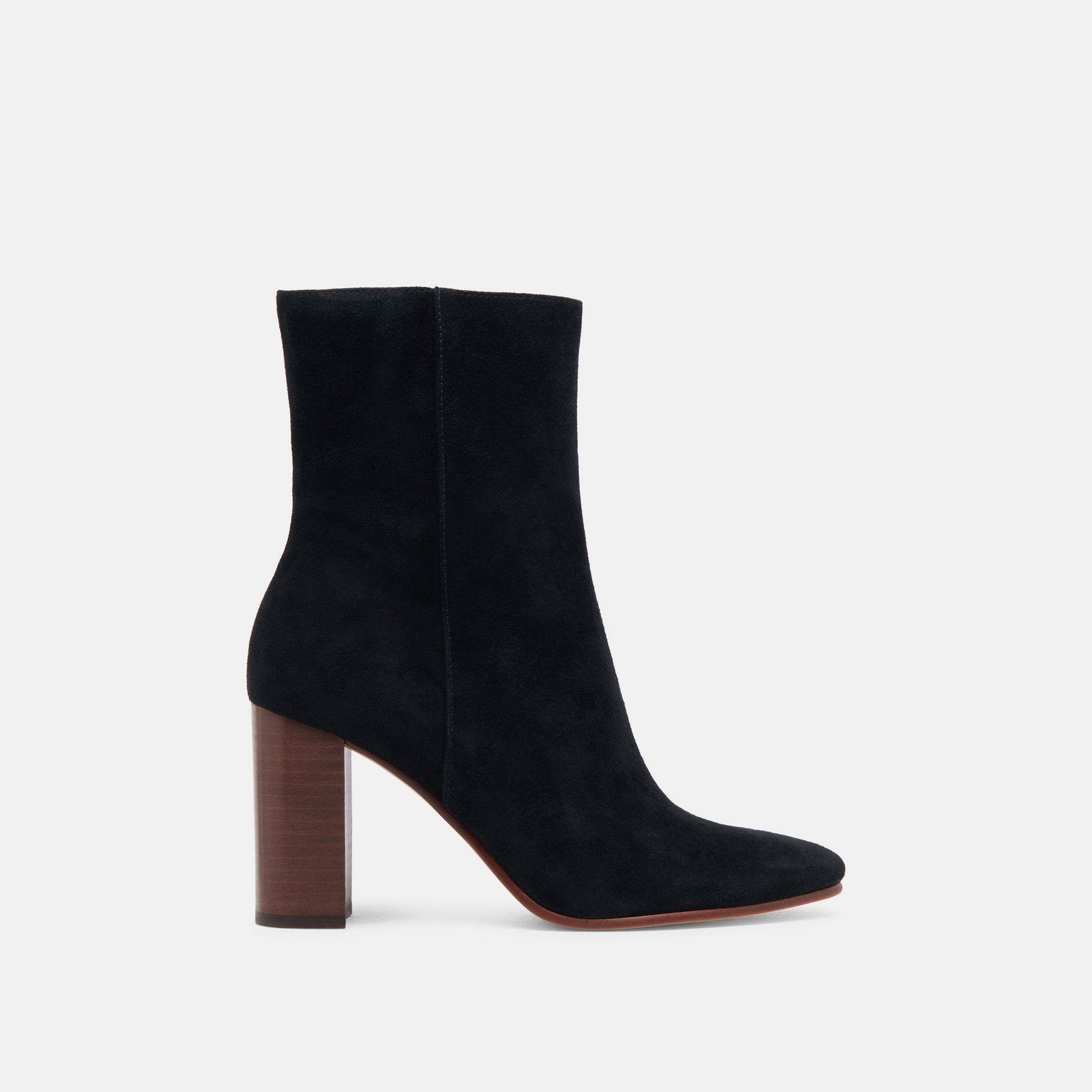 SUZY BOOTIES ONYX SUEDE - Dolce Vita