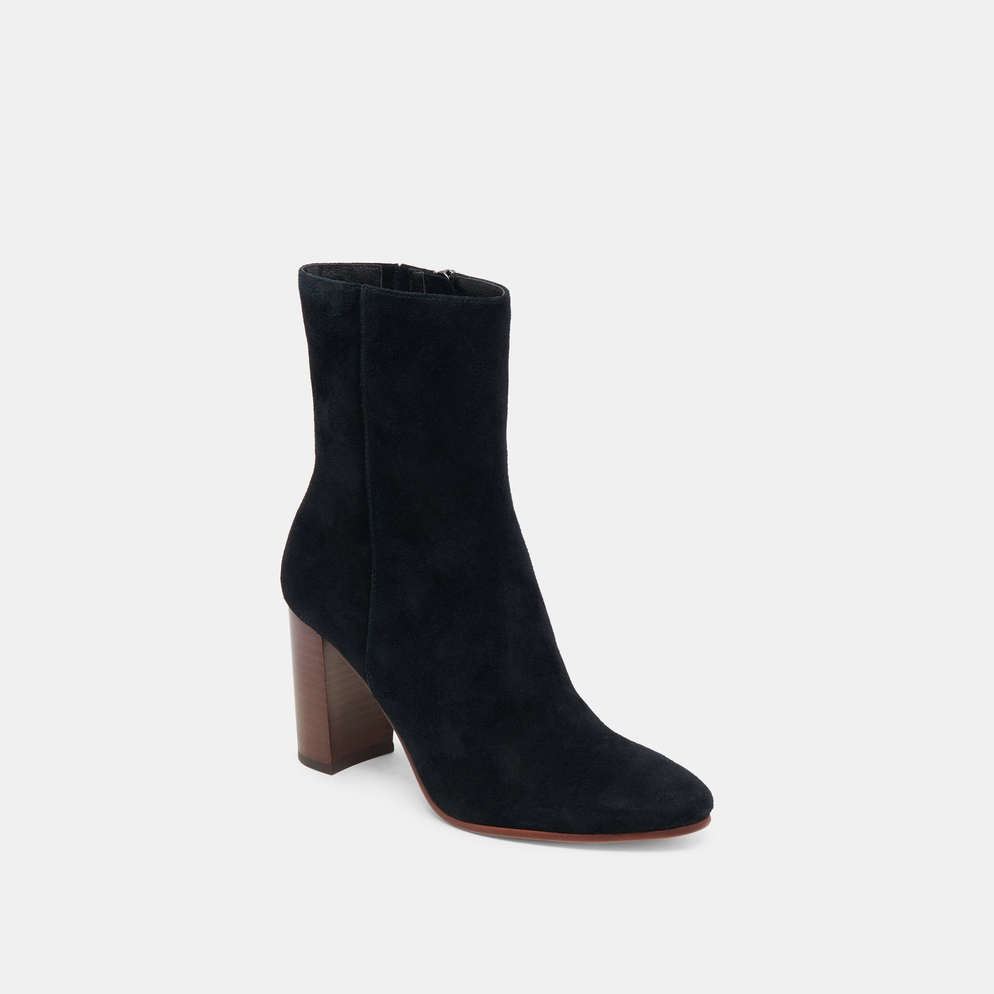 SUZY BOOTIES ONYX SUEDE - Dolce Vita