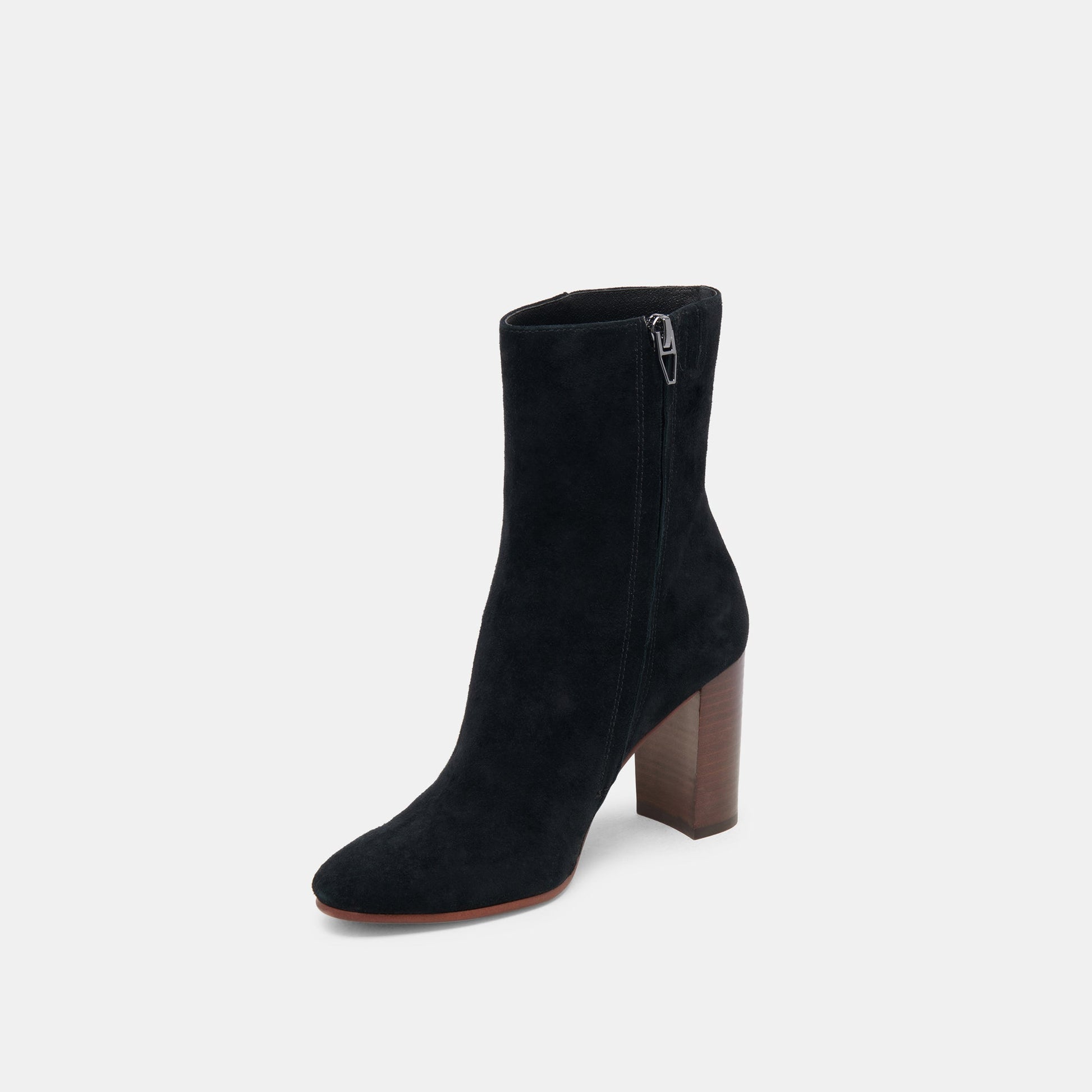 SUZY BOOTIES ONYX SUEDE - Dolce Vita