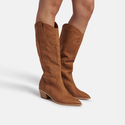 SOLEI Boots Whiskey Nubuck - Dolce Vita