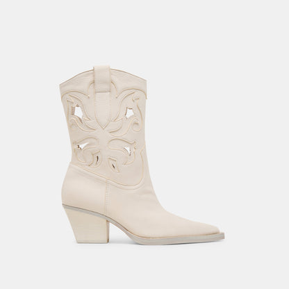 RAVENA BOOTS OFF WHITE NUBUCK - Dolce Vita