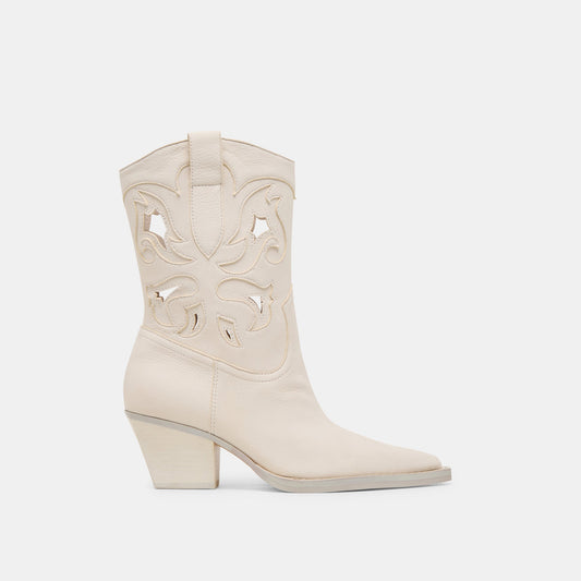 RAVENA BOOTS OFF WHITE NUBUCK - Dolce Vita