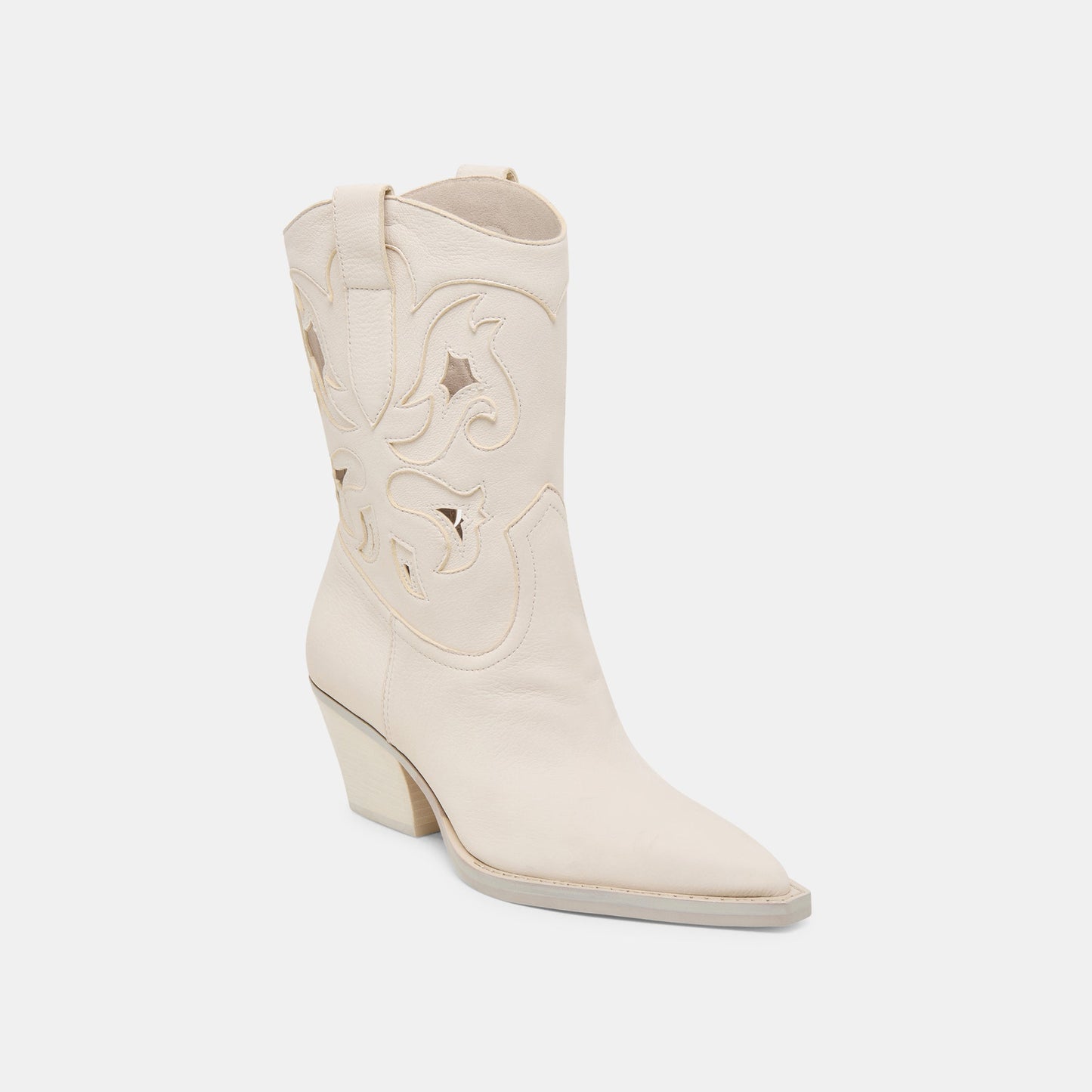 RAVENA BOOTS OFF WHITE NUBUCK - Dolce Vita