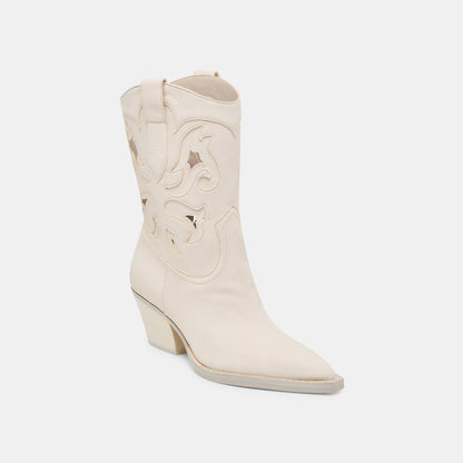 RAVENA BOOTS OFF WHITE NUBUCK - Dolce Vita