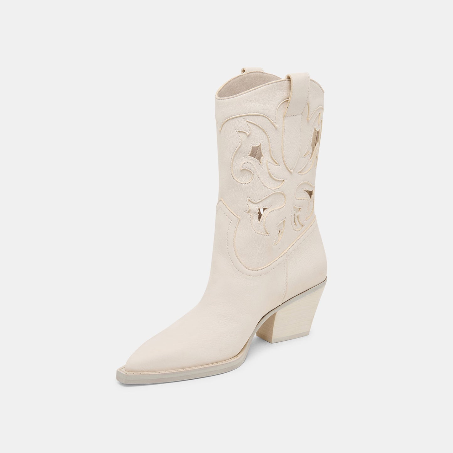 RAVENA BOOTS OFF WHITE NUBUCK - Dolce Vita