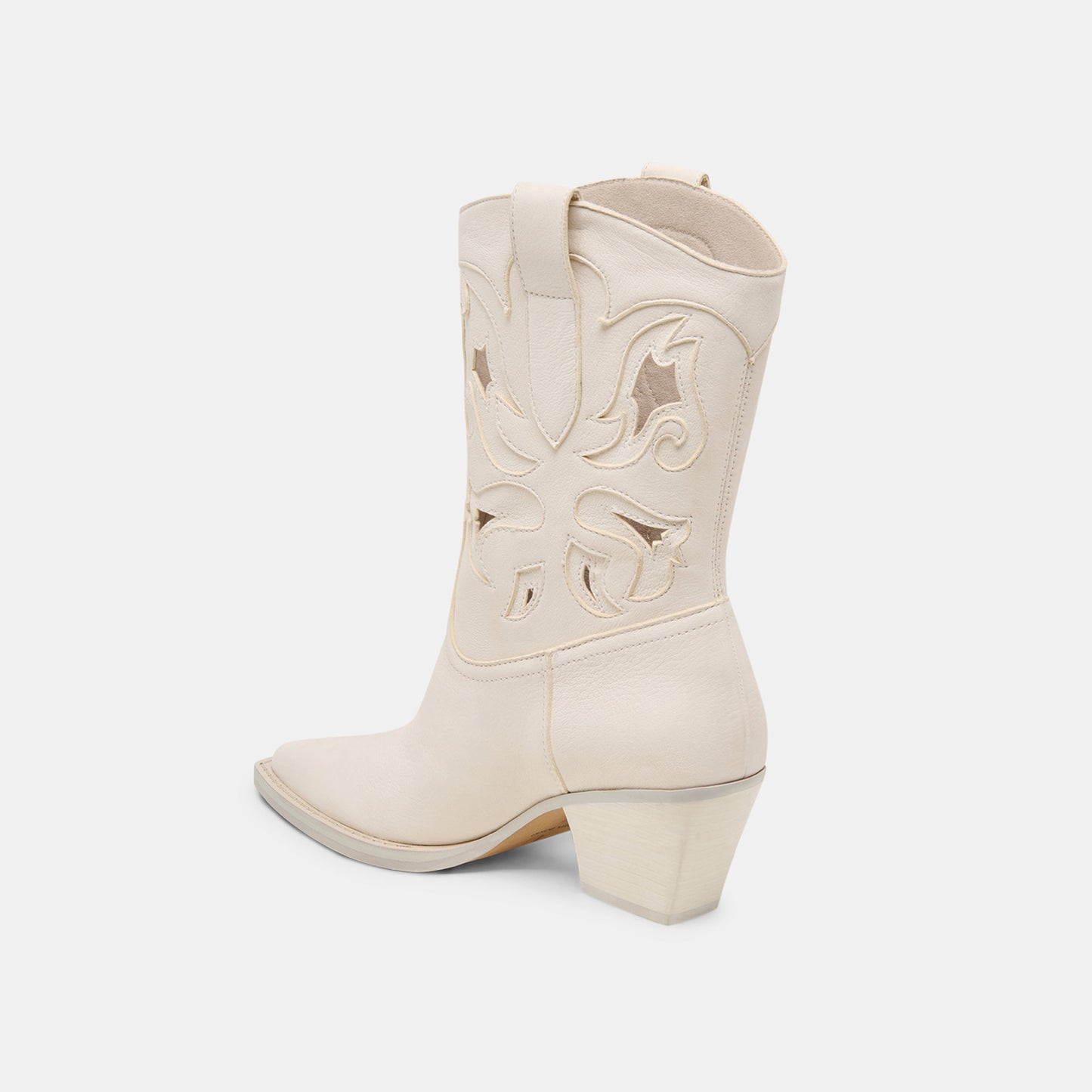 RAVENA BOOTS OFF WHITE NUBUCK - Dolce Vita