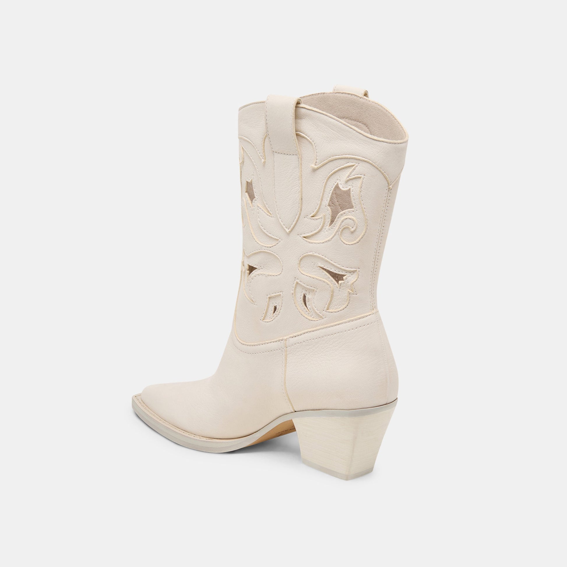 RAVENA BOOTS OFF WHITE NUBUCK - Dolce Vita