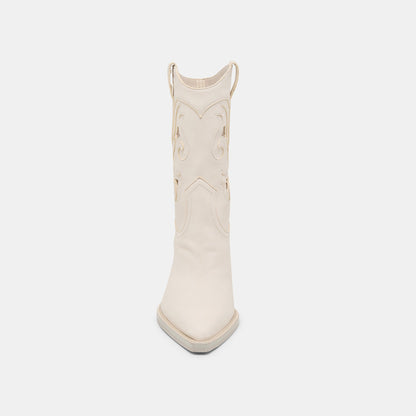 RAVENA BOOTS OFF WHITE NUBUCK - Dolce Vita