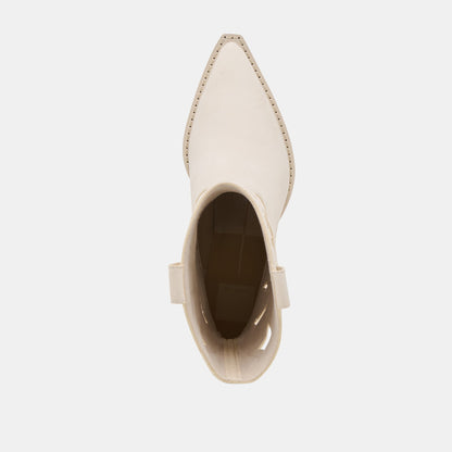 RAVENA BOOTS OFF WHITE NUBUCK - Dolce Vita