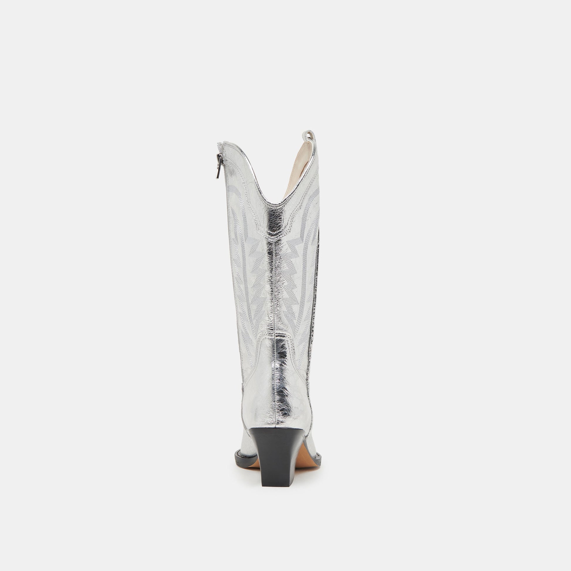 Ryland Extra Wide Calf Silver Boots - Dolce Vita