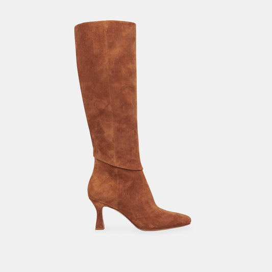 GYRA BOOTS BROWN SUEDE - Dolce Vita