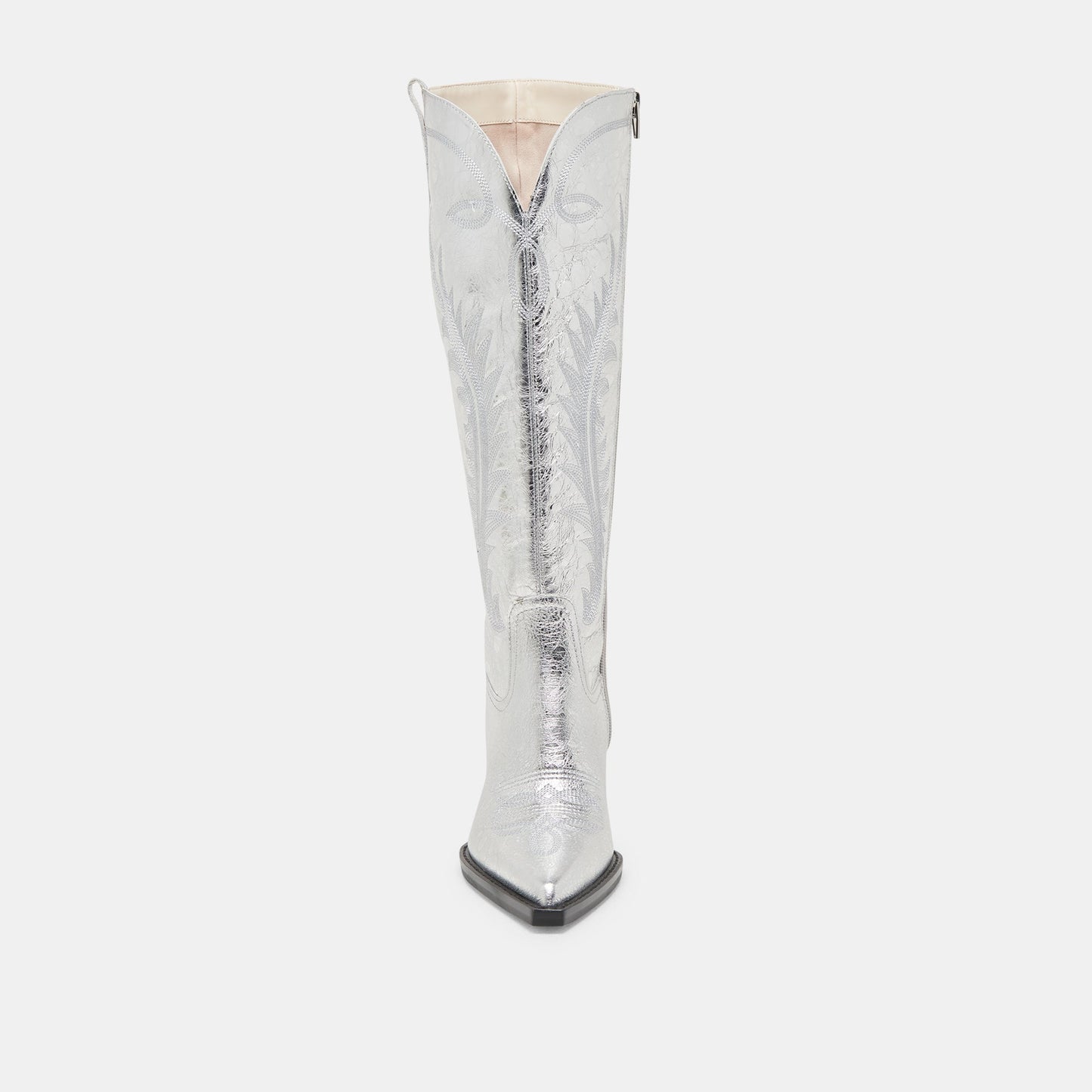 Ryatt Extra Wide Calf Silver Boots - Dolce Vita
