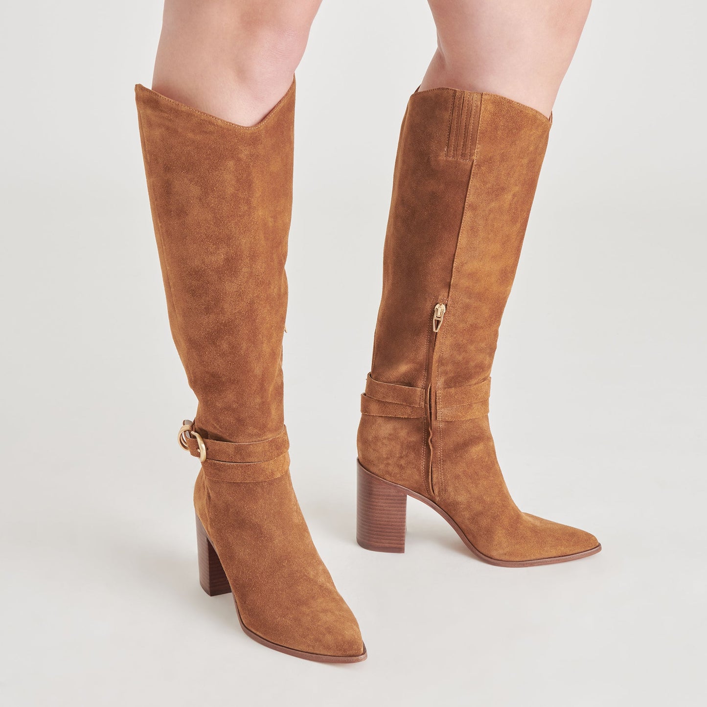 TYRONE BOOTS BROWN SUEDE - Dolce Vita