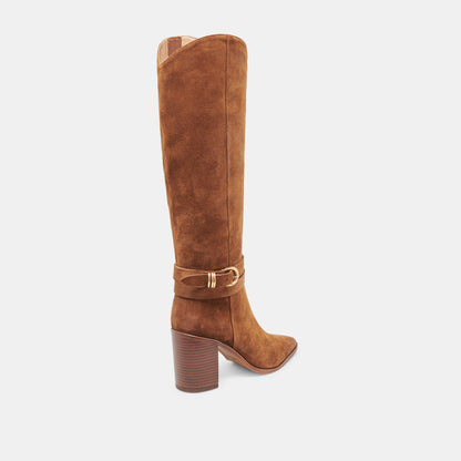 TYRONE BOOTS BROWN SUEDE - Dolce Vita