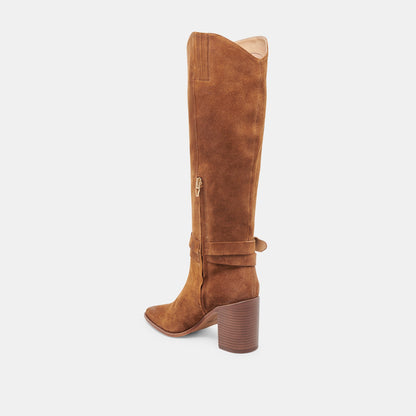 TYRONE BOOTS BROWN SUEDE - Dolce Vita