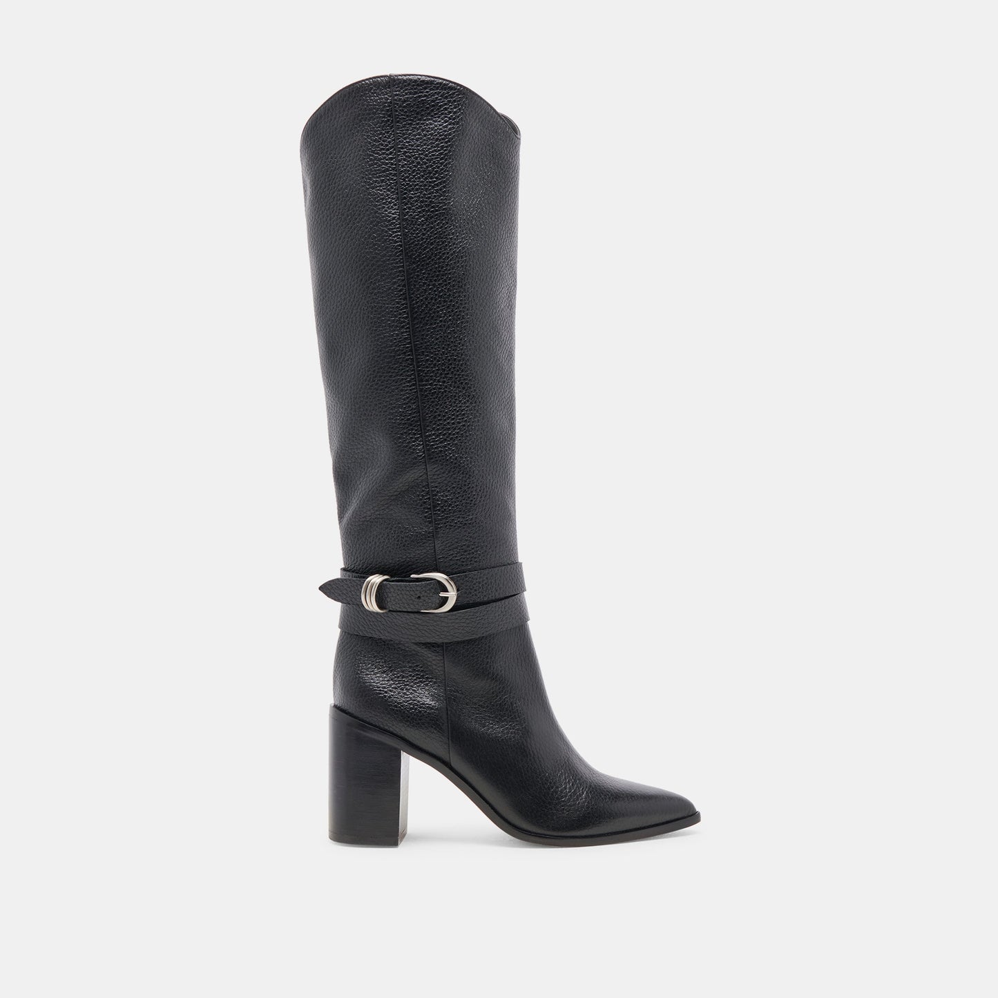 TYRONE BOOTS BLACK LEATHER - Dolce Vita
