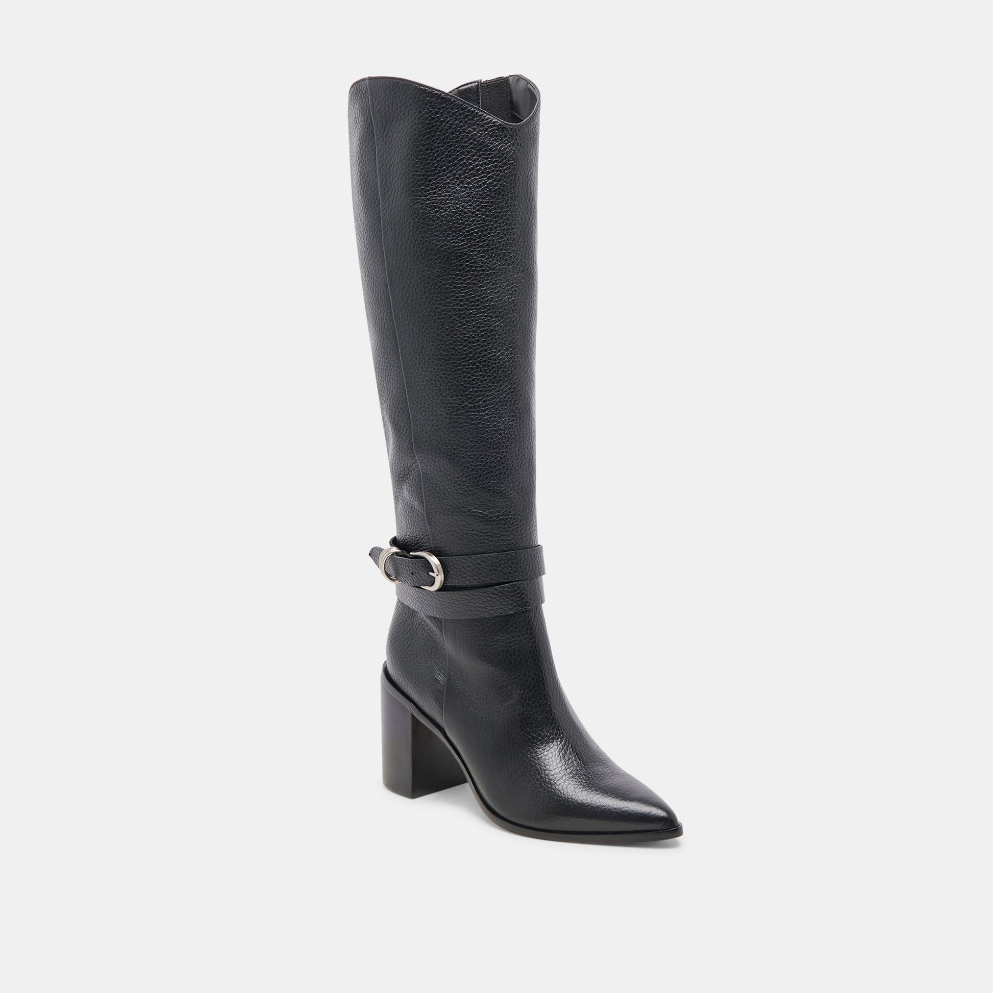 TYRONE BOOTS BLACK LEATHER - Dolce Vita