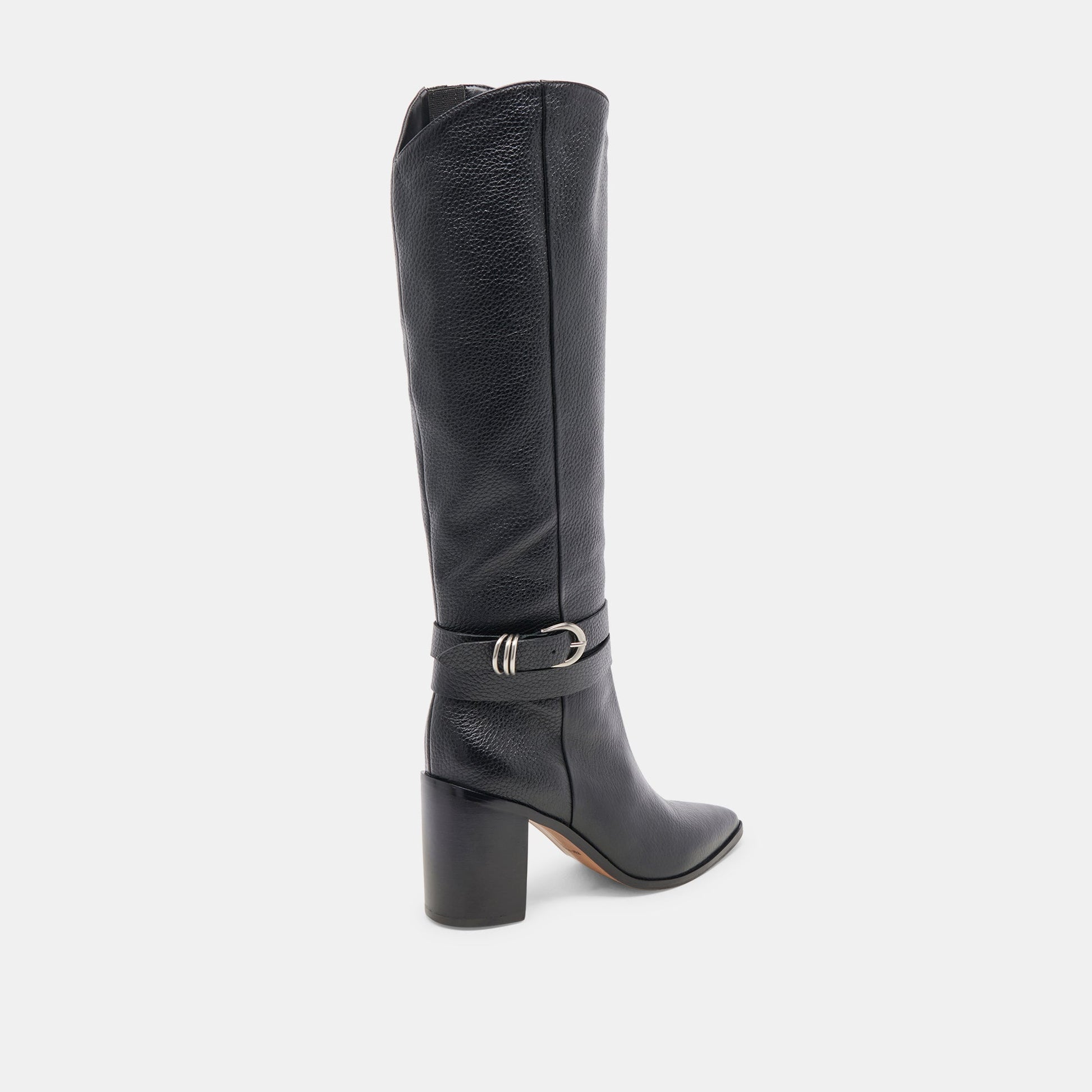 TYRONE BOOTS BLACK LEATHER - Dolce Vita