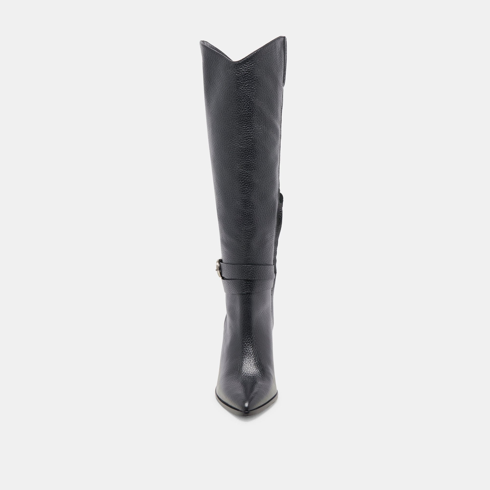 TYRONE BOOTS BLACK LEATHER - Dolce Vita