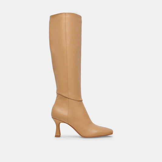 GYRA BOOTS TAN LEATHER - Dolce Vita