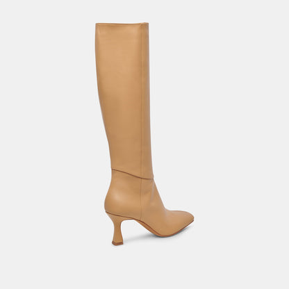 GYRA BOOTS TAN LEATHER - Dolce Vita