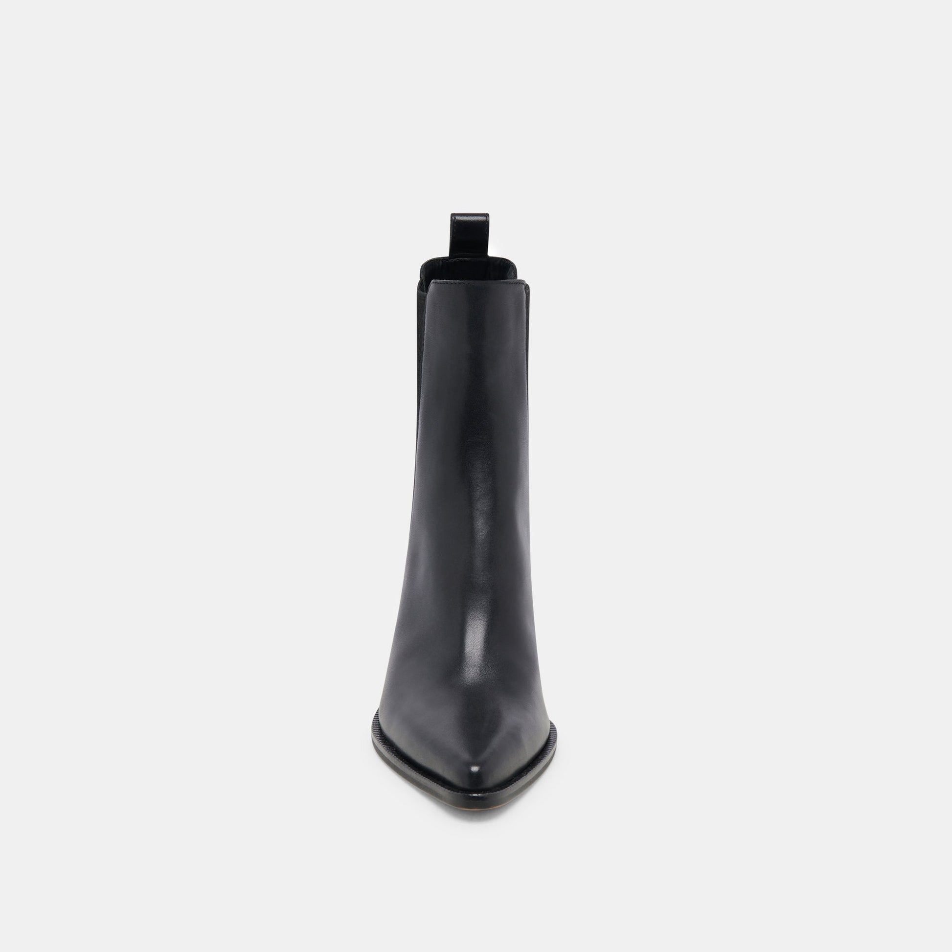 Shadie H2O Waterproof Black Leather Booties - Dolce Vita