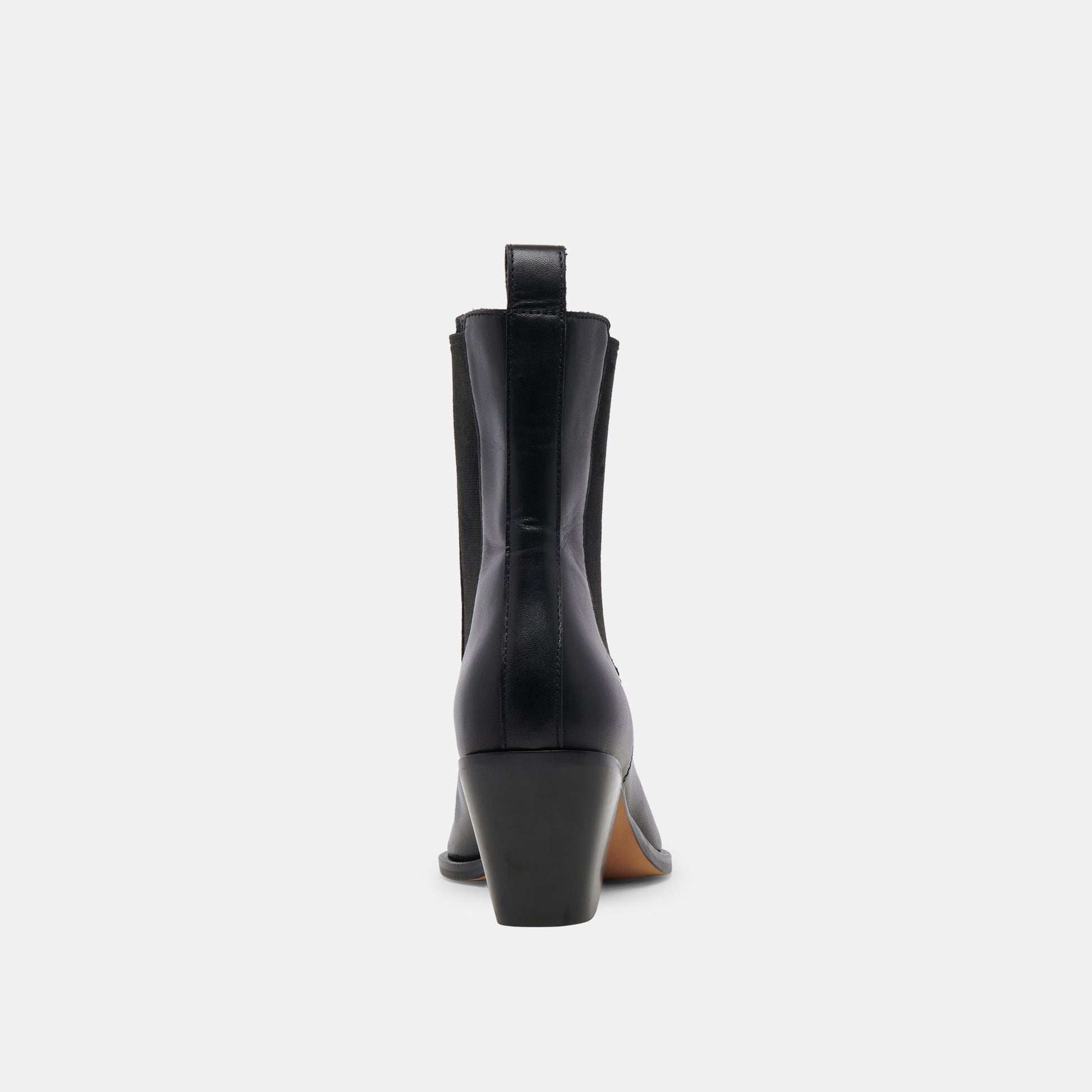Shadie H2O Waterproof Black Leather Booties - Dolce Vita