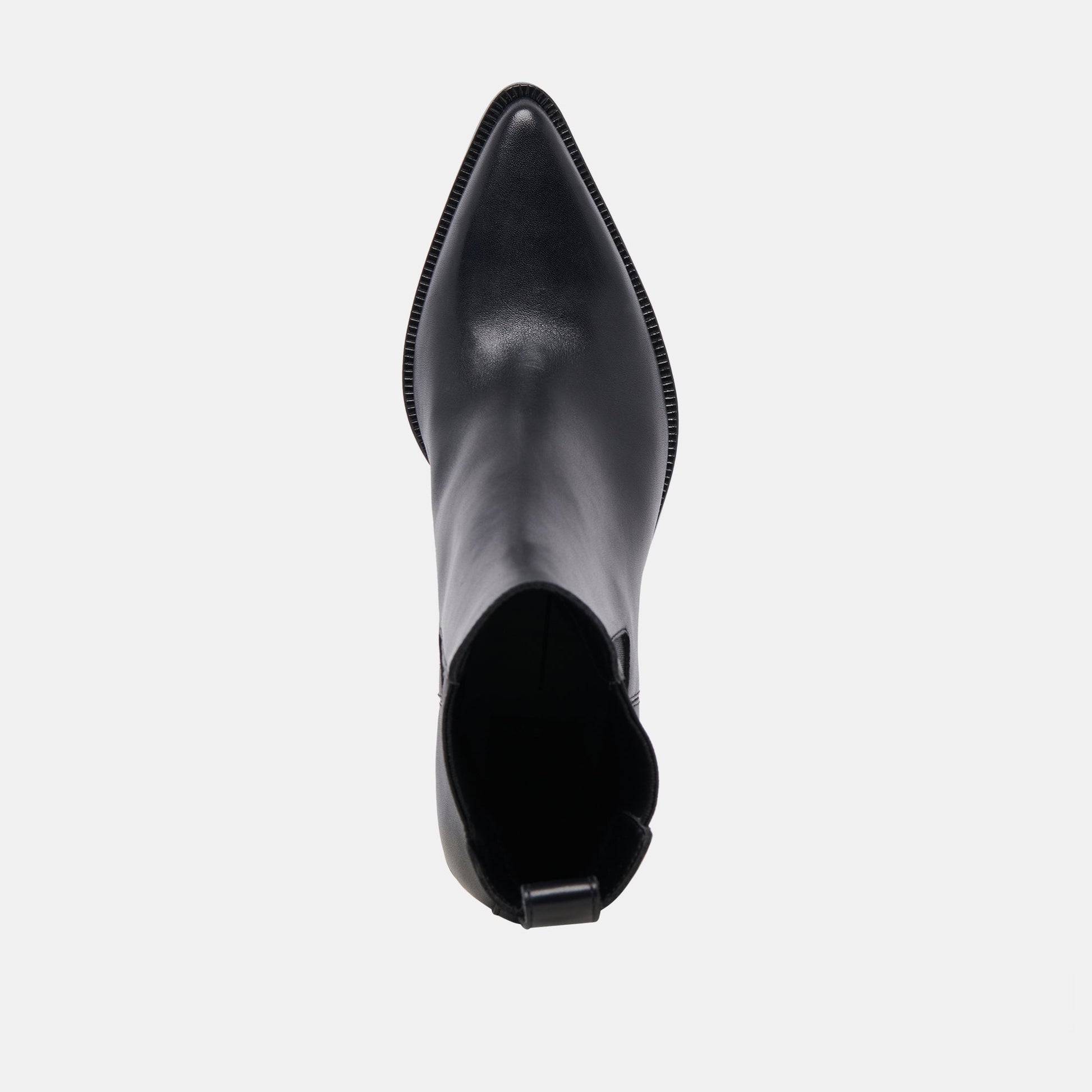 Shadie H2O Waterproof Black Leather Booties - Dolce Vita