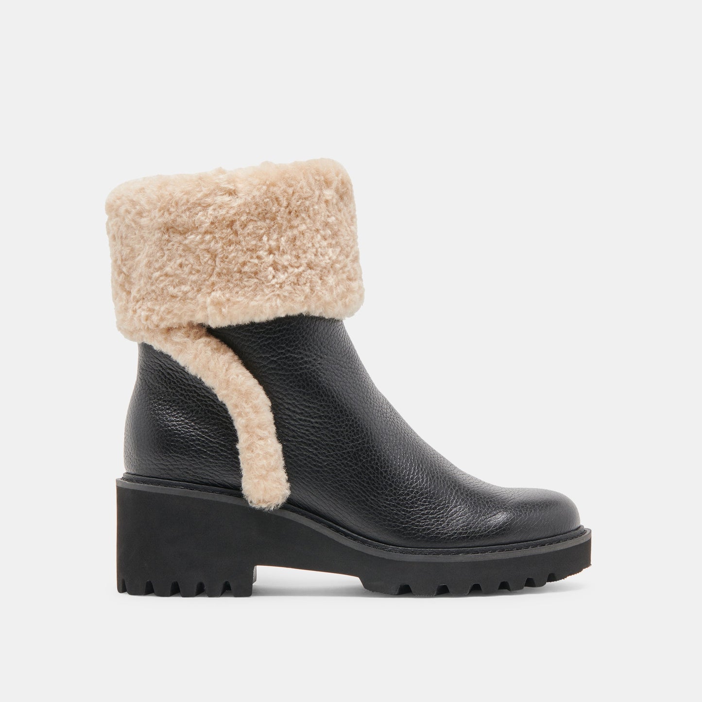 Hug H2O Waterproof Black Leather Boots - Dolce Vita