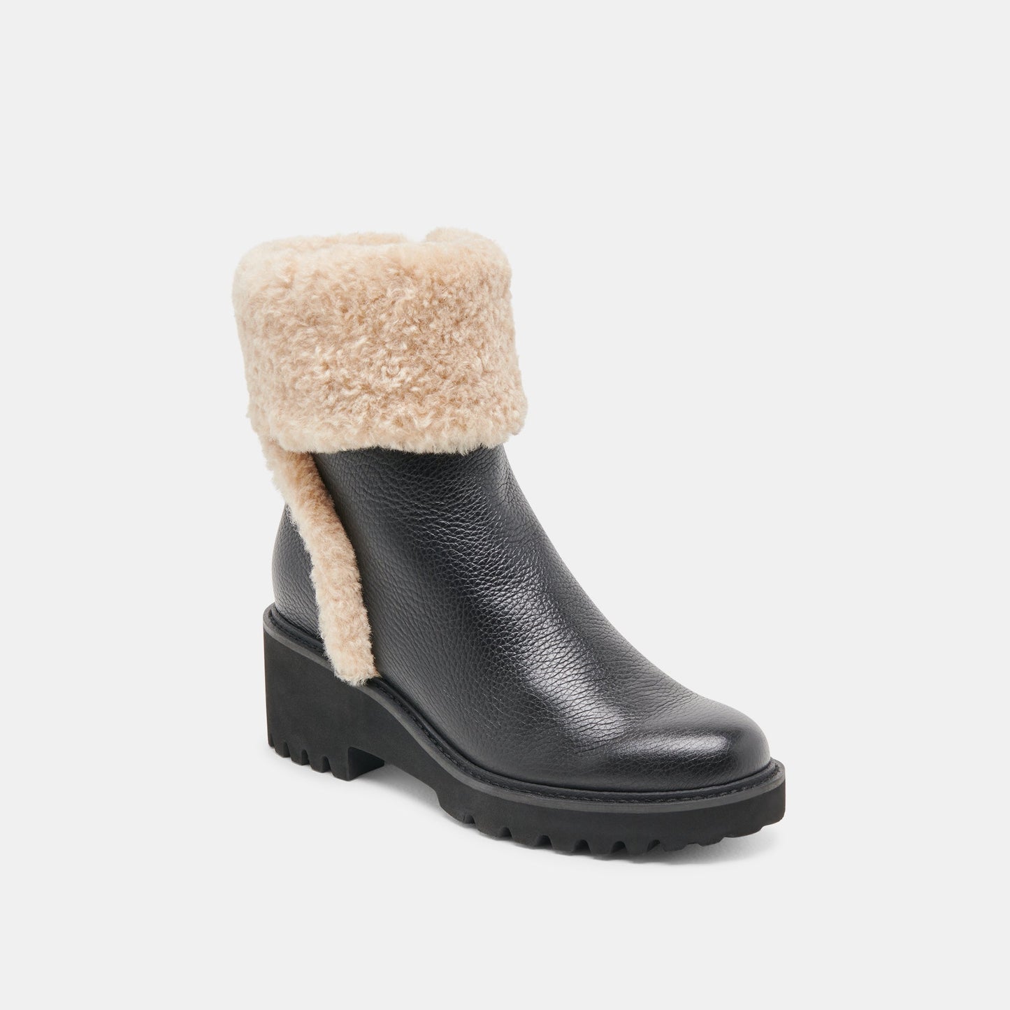 Hug H2O Waterproof Black Leather Boots - Dolce Vita