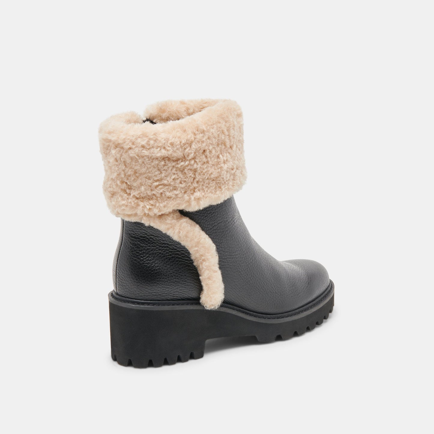 Hug H2O Waterproof Black Leather Boots - Dolce Vita