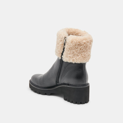 Hug H2O Waterproof Black Leather Boots - Dolce Vita