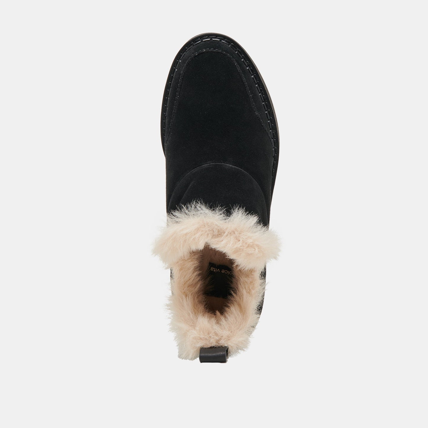 Ardy Plush H2O Waterproof Onyx Suede Booties - Dolce Vita