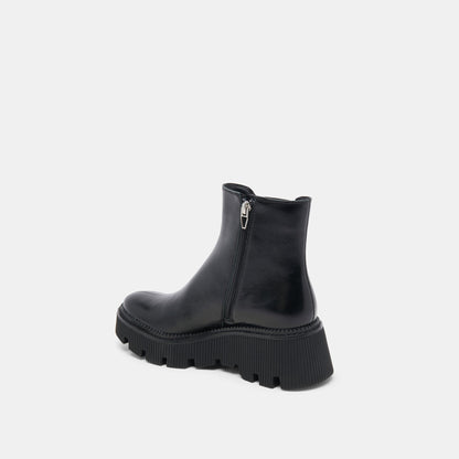 Emmet H2O Waterproof Midnight Crinkle Patent Wide Boots - Dolce Vita
