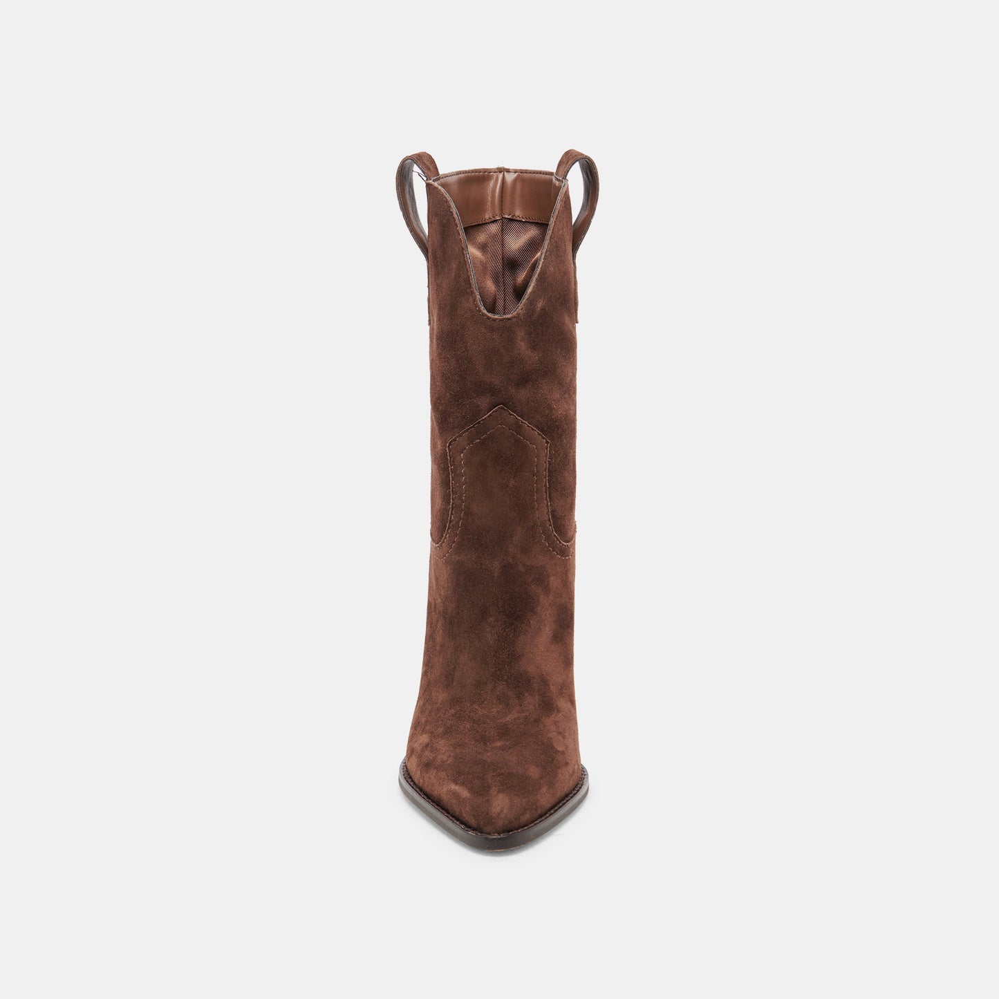 JESSEY BOOTS DK BROWN SUEDE - Dolce Vita
