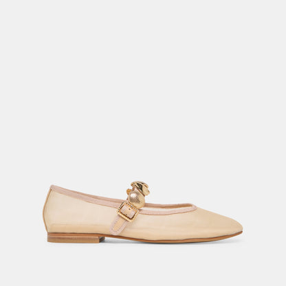 Relan French Vanilla Mesh Ballet Flats - Dolce Vita