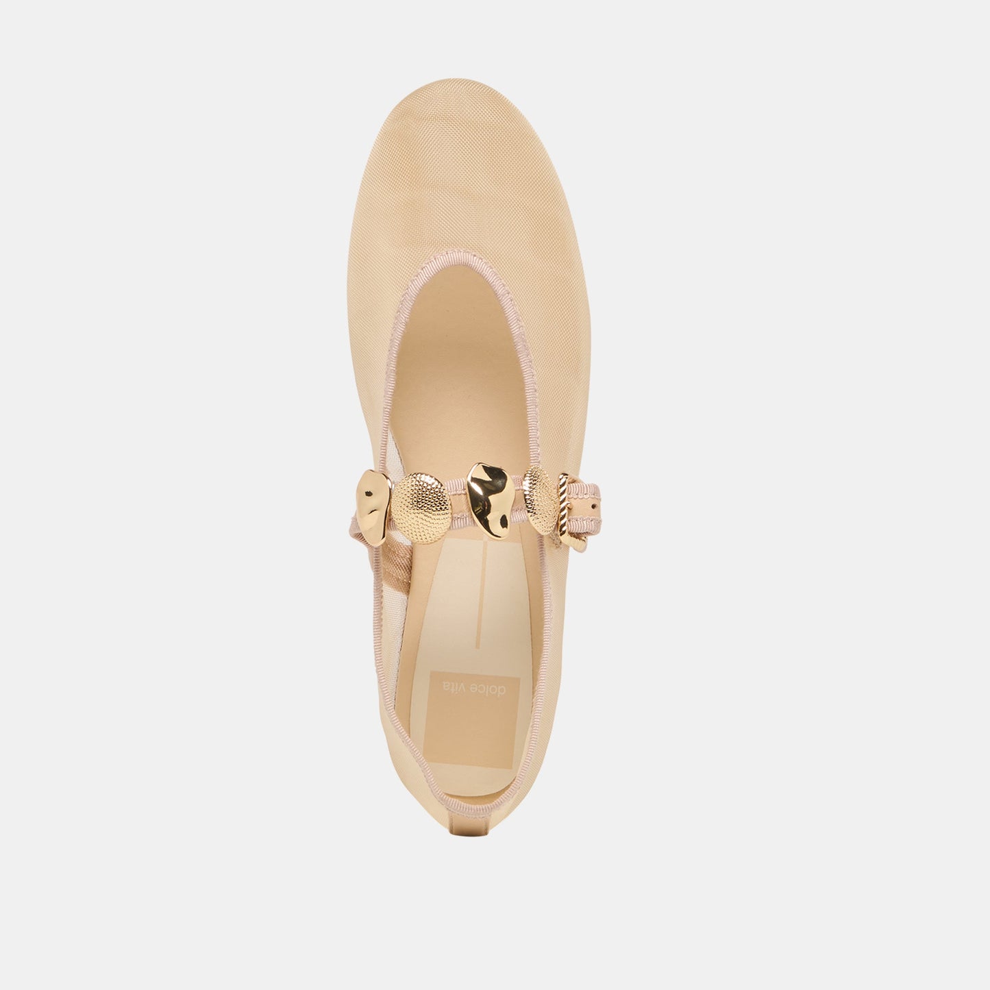 Relan French Vanilla Mesh Ballet Flats - Dolce Vita