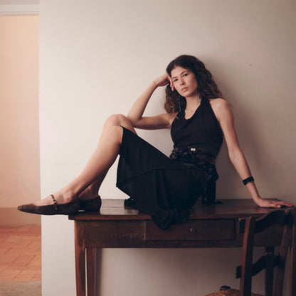 Reyes Dk Brown Suede Ballet Flats - Dolce Vita